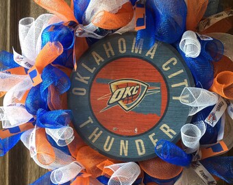 Okc Thunder Decor Etsy