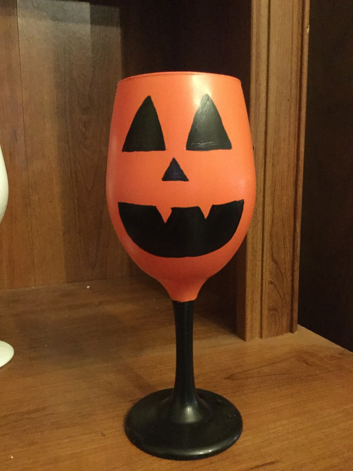 Halloween Wine Glasses Etsy