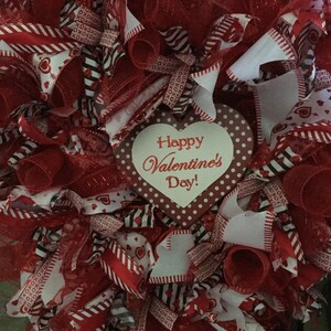 Valentine&#39;s Day heart shaped wreaths