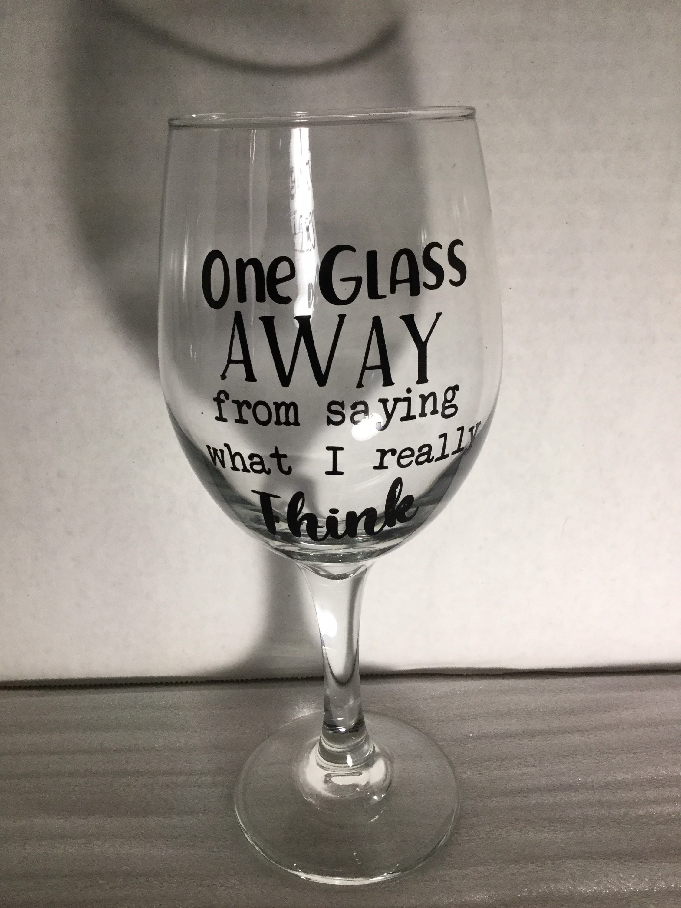 Sarcastic wine sayings on tumblers and wine glasses Etsy