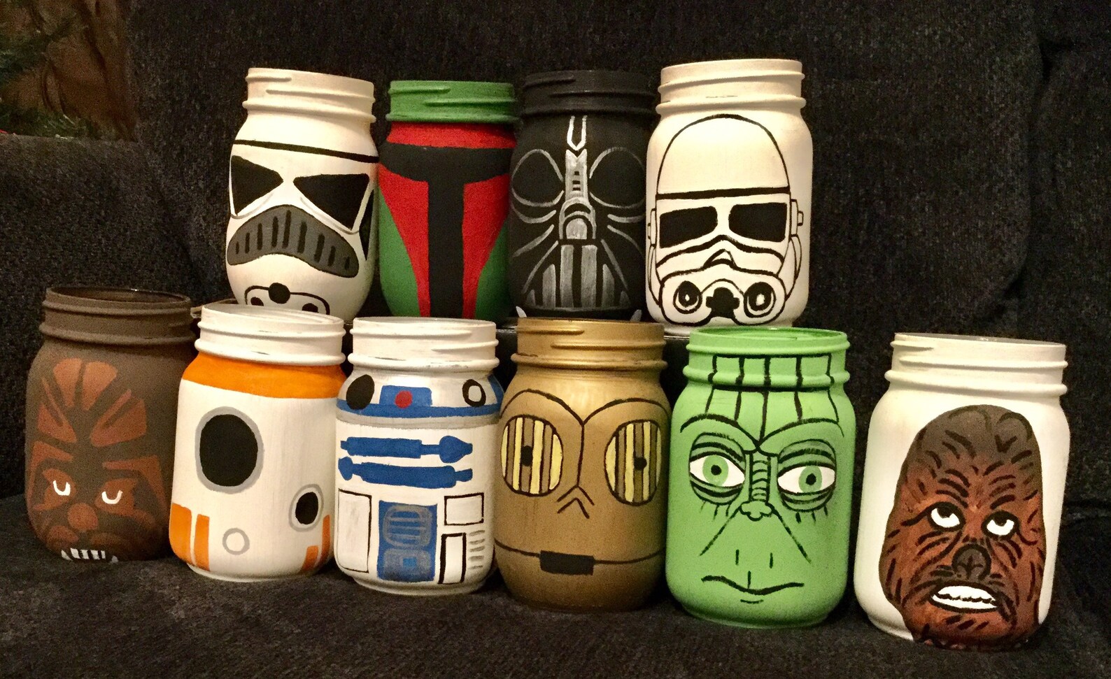 Star Wars Mason Jar Centerpieces Star Wars Mason Jar Centerpieces