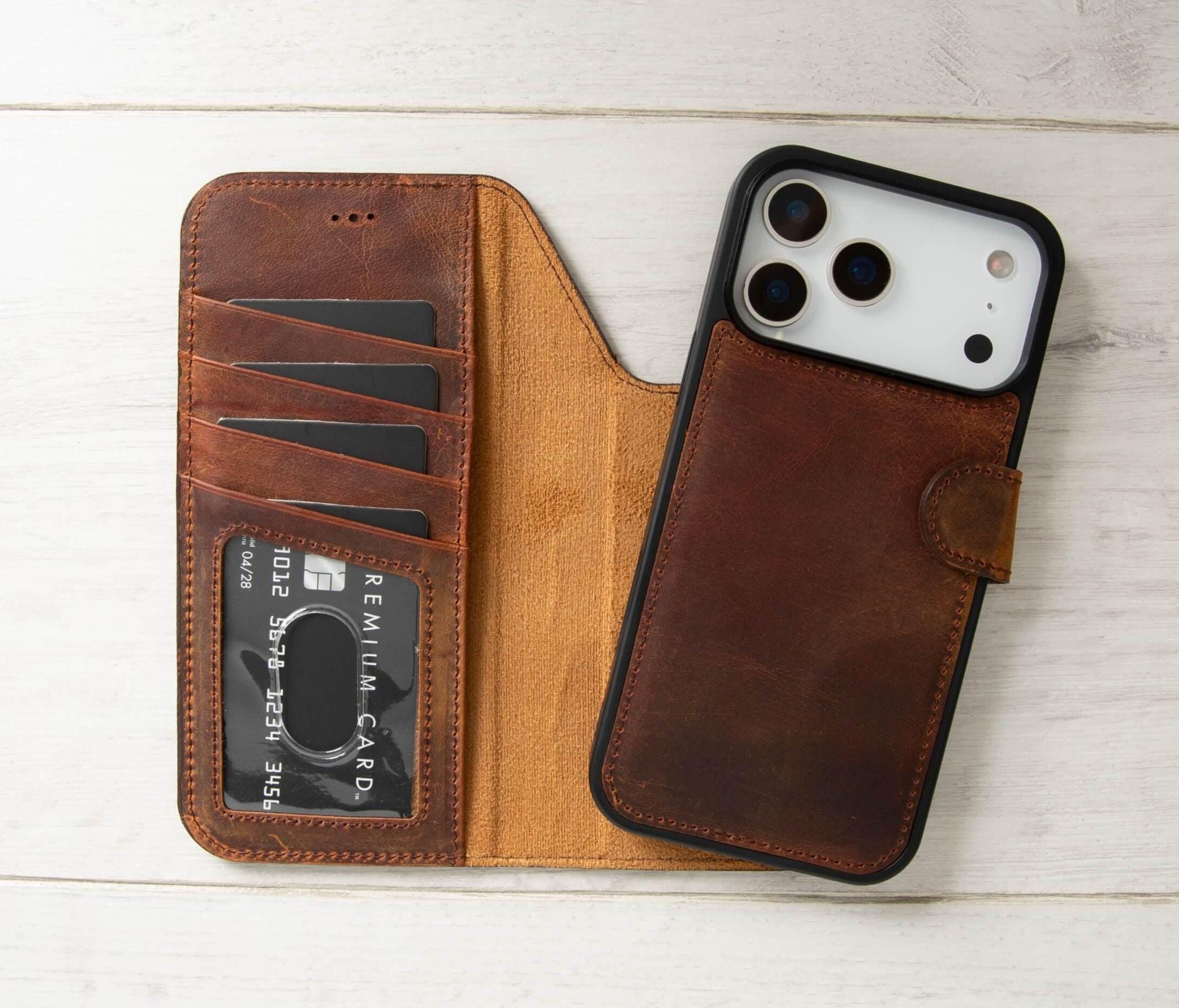 Leather iPhone Case Wallet