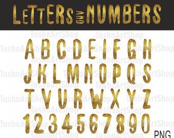 Alphabet Capital Letters or Numbers Self Adhesive Stickers Black Gold Edge 