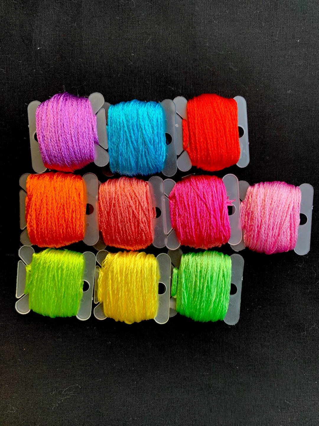 Mix Neon Embroidery Thread Pack for DIY Bracelets, Sachets, and More - Etsy