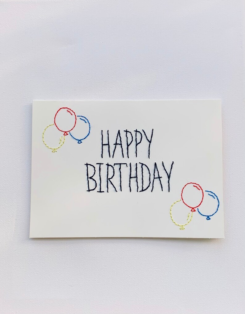 Hand embroidered,Greetings Cards Get Whale soon card Father\u2019s Day Greeting Card Happy Birthday Card