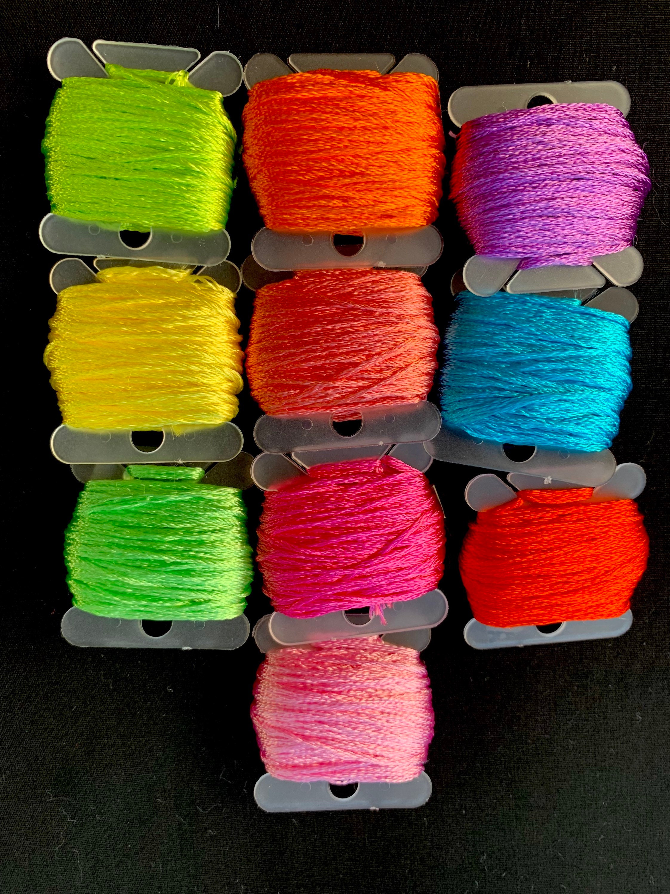 Mix Neon Embroidery Thread Pack for DIY Bracelets, Sachets, and More - Etsy