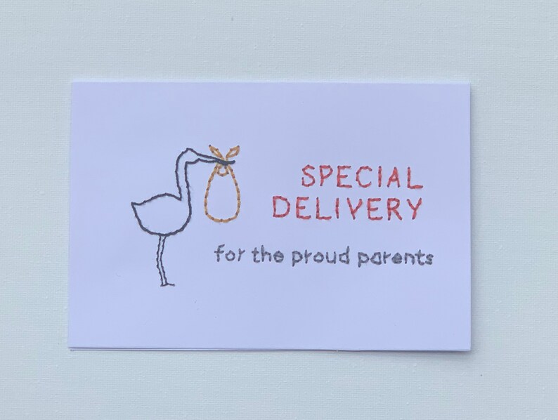 Hand embroidered,Greetings Cards Get Whale soon card Father\u2019s Day Greeting Card Happy Birthday Card