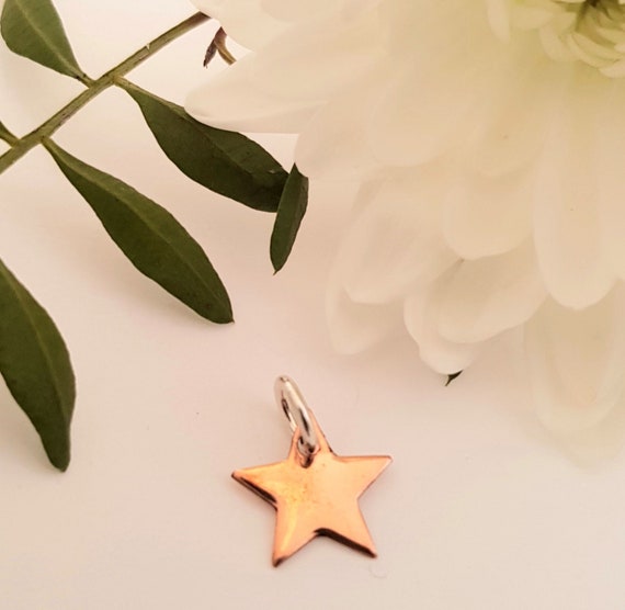 Repurposed Copper Star Charm Necklace Bracelet