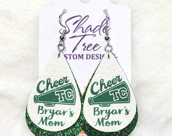 Cheer Faux Leather Earrings