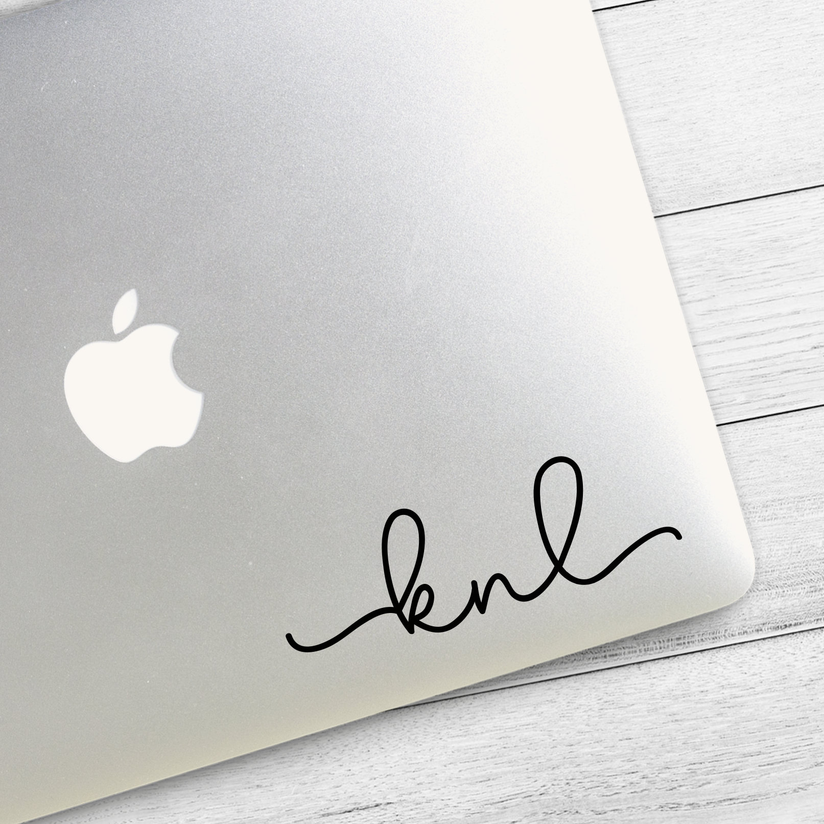 Cursive Monogram Initials Decal Yeti Tumbler Laptop - Etsy