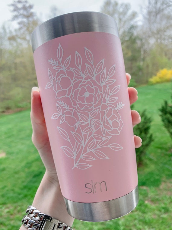 Floral yeti sale tumbler