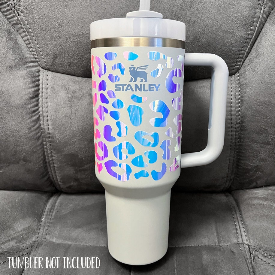 Stanley Tumbler Accessories 40oz 30oz Vinyl Holographic Sticker Decal  Aesthetic