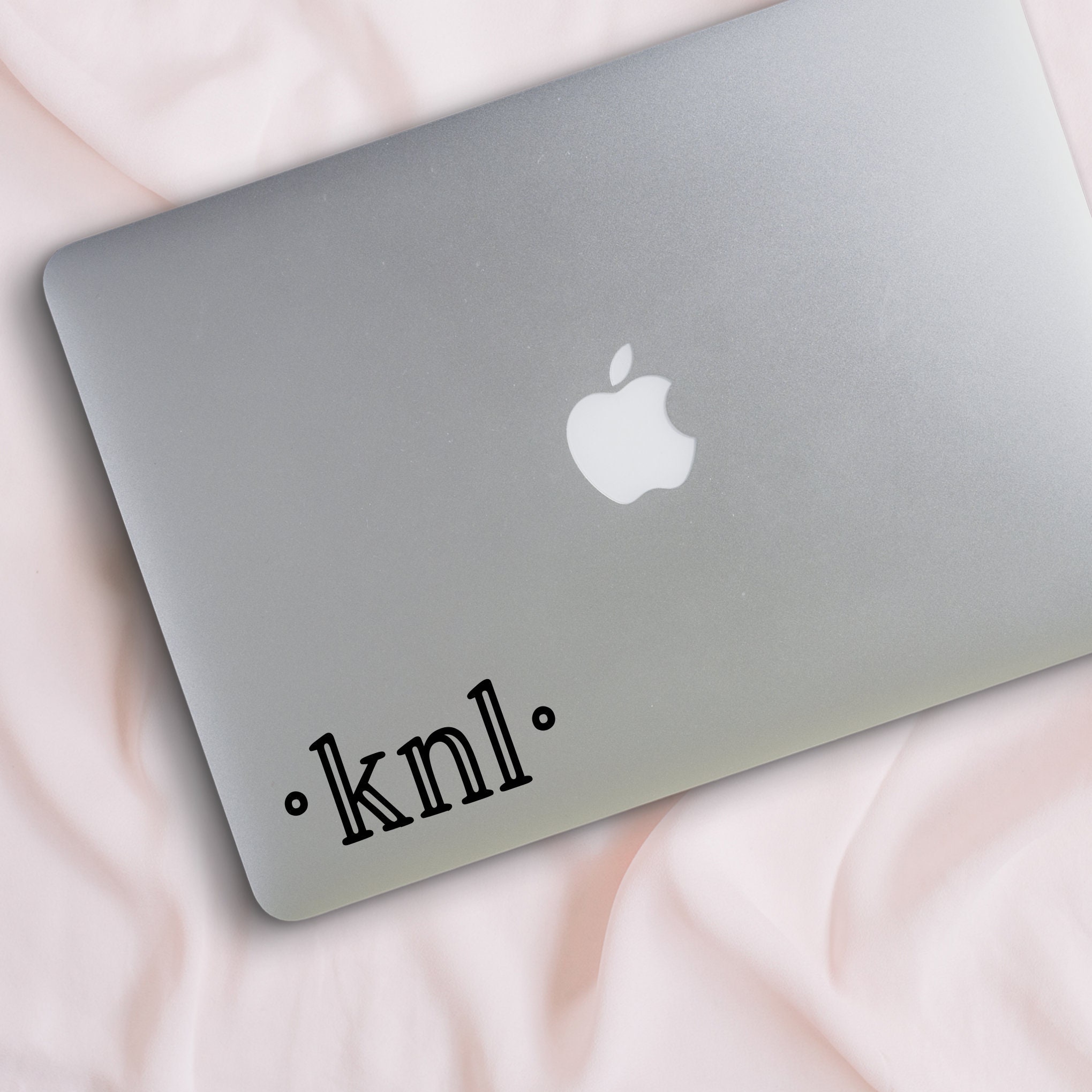 Serif Font Monogram Initials Decal Yeti Tumbler Laptop - Etsy