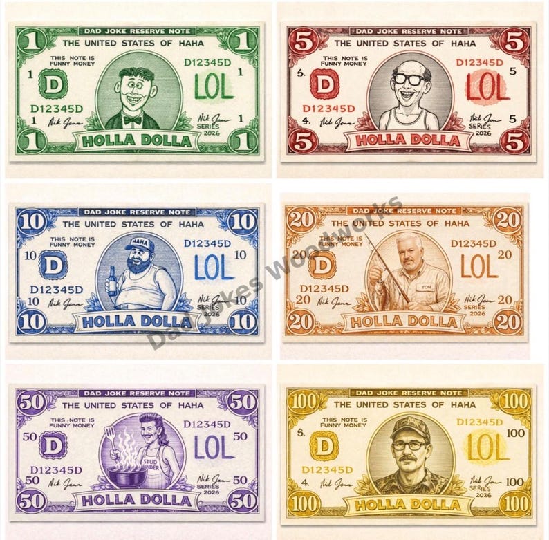 Printable Play Money for Kids | Chore Chart Reward System | Funny Dad ...