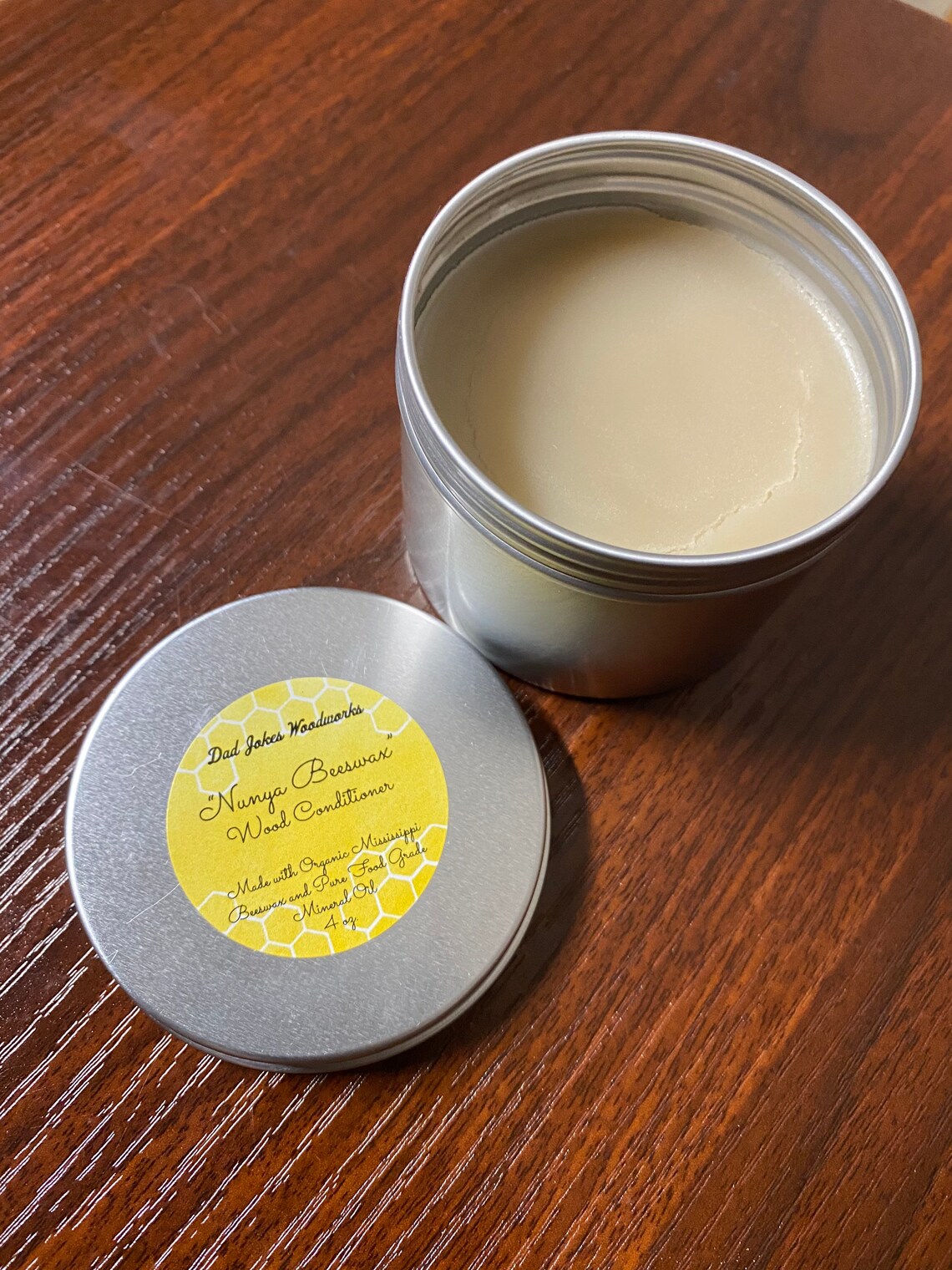 Nunya Beeswax Wood Conditioner Etsy