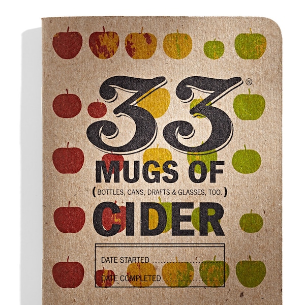 Original Cider Journal - 33 Mugs of Cider Notebook and Diary