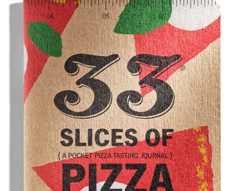 Diario Original de Pizza - Cuaderno y Diario de 33 Pizzas