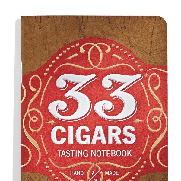 Original Cigar Journal - 33 Cigars Notebook and Diary