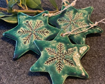 Christmas pendant set “Stars”