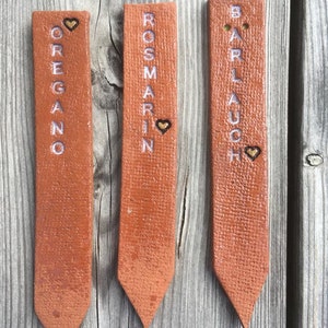 herb plant sign