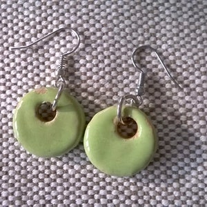 Earrings &quot;pastel green&quot;
