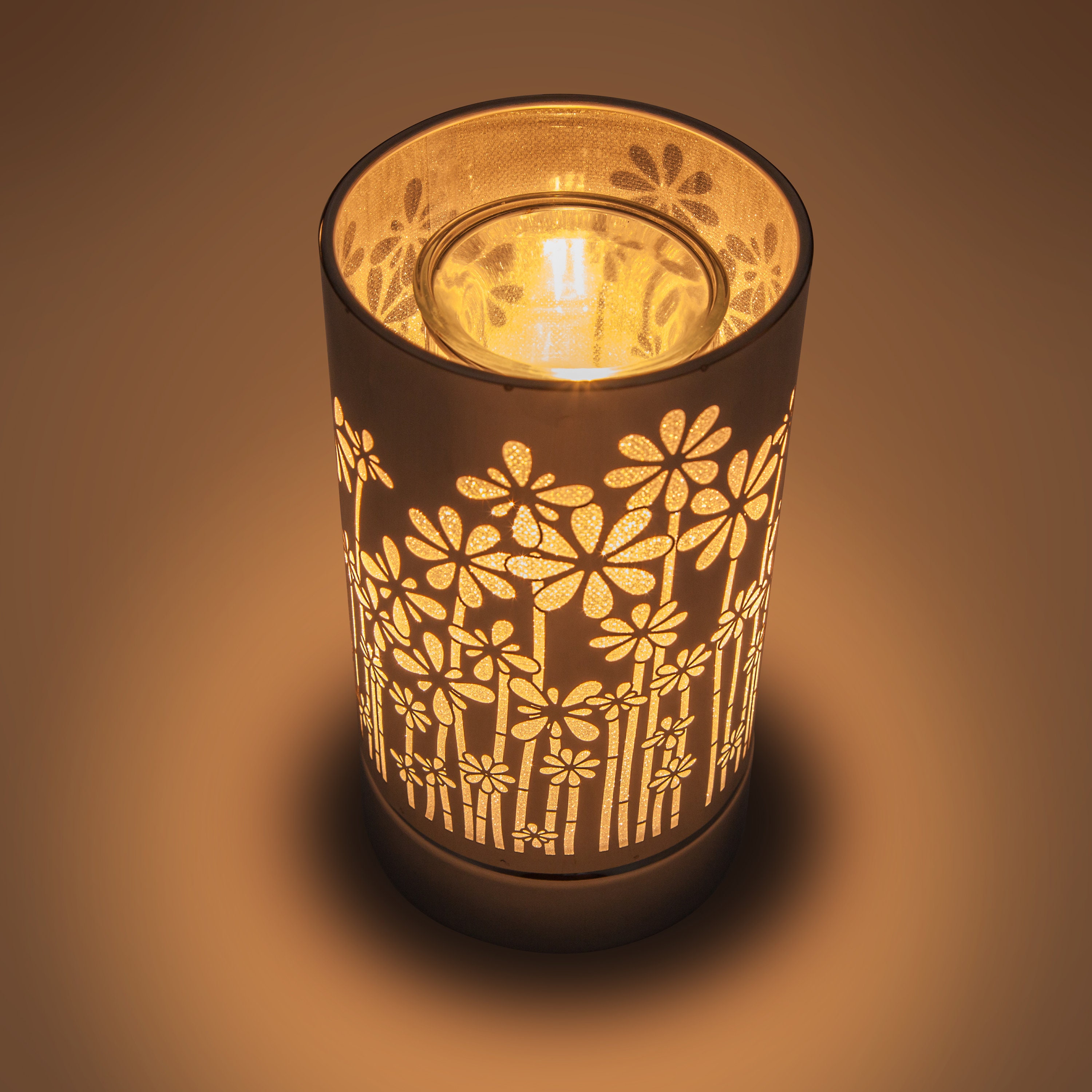 Lampe chauffe-bougie électrique parfum cire fondue spa décoration lampe de  table avec minuterie
