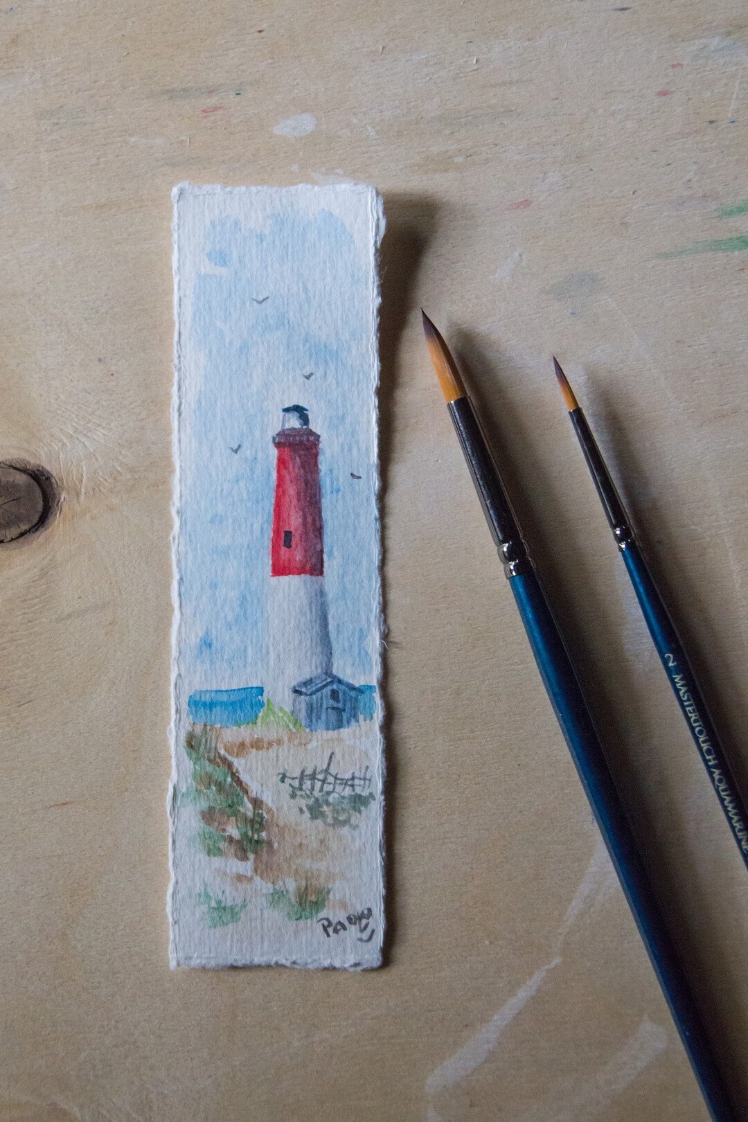 Bookmarks With Lighthouse - 4x15 Watercolor on Canson Paper 300 G/m2 - Etsy