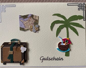 Karte  Gutschein/Urlaub