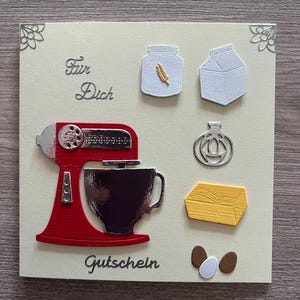 kaart keukenmachine/voucher