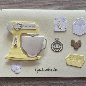 kaart keukenmachine/voucher