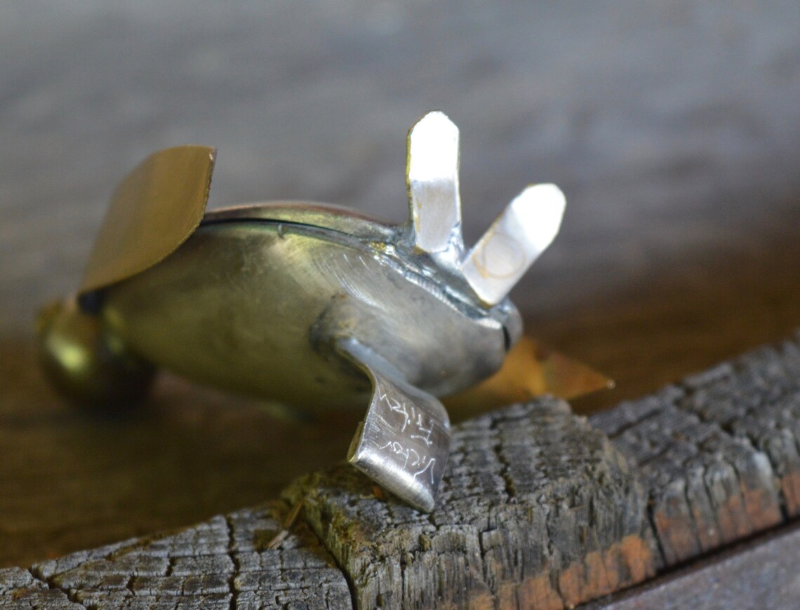 Spoon Penguin Silverware Sculpture Handmade Metal Art by Art - Etsy