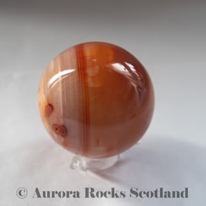 Large Carnelian Sphere