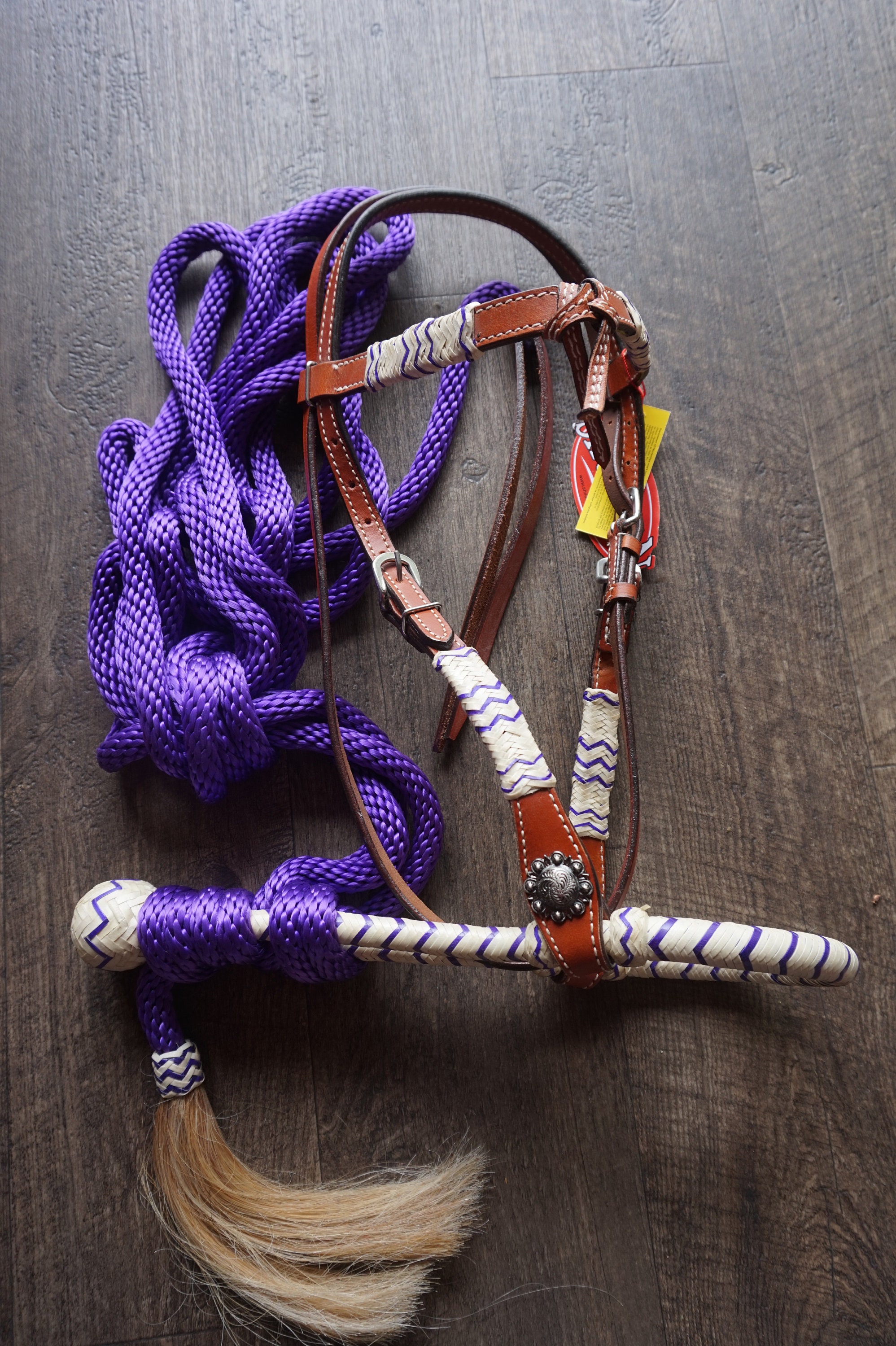 Headstall Bosal Mecate Reins Horse Full size Headstall Etsy