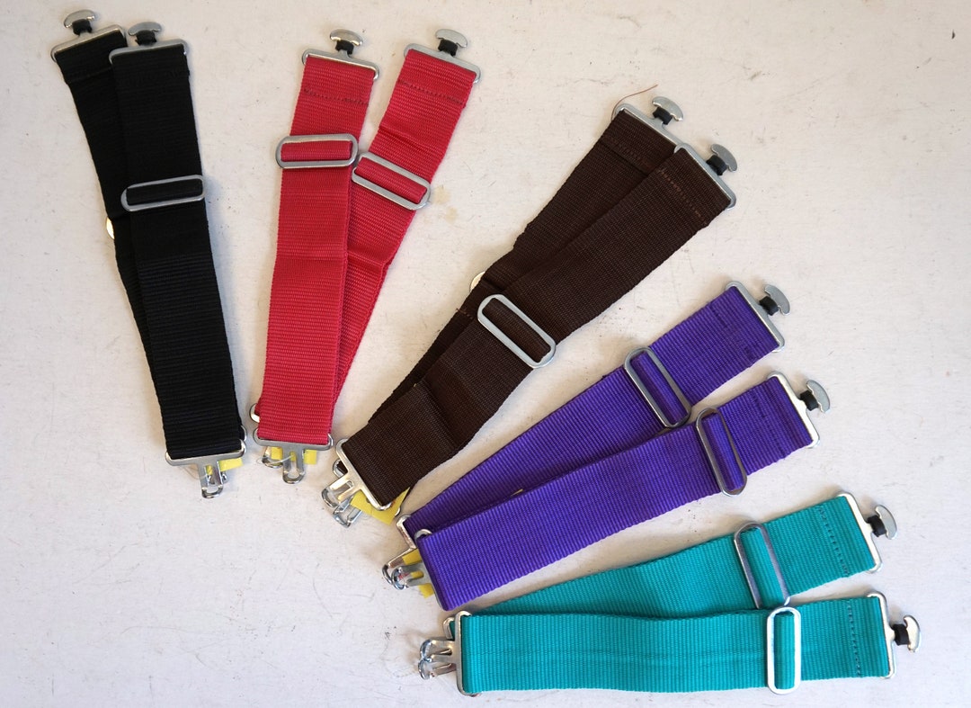 BELLY SURCINGLE EXTENDER Straps Extends From 12 to 19 5 Colors Pink