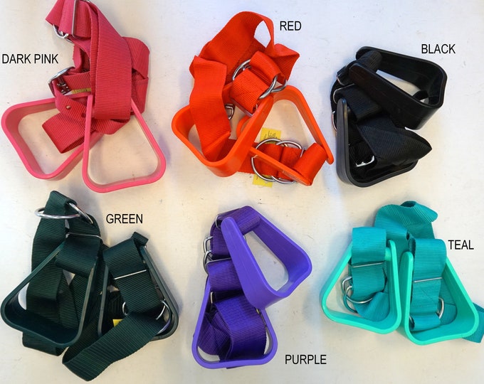 Étriers Showman Buddy Réglables – Nylon Rouge, Blanc Et Bleu, Solides Et Livraison Gratuite !