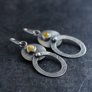 Elegant Oxidized Silver Earrings – Unique Statement Jewelry