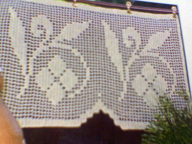 3 Crochet Curtain No