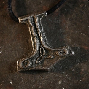 Silver Mjolnir Pendant / Viking Hammer / Hammer of Thor / Mythological Hammer / Gift for Men
