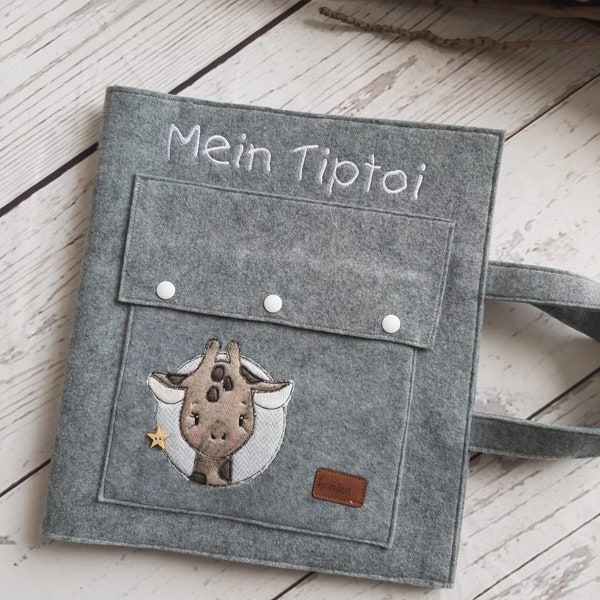 TipToi Tasche, TipToi Hülle, Tragetasche, Umschlag Buch, Filz