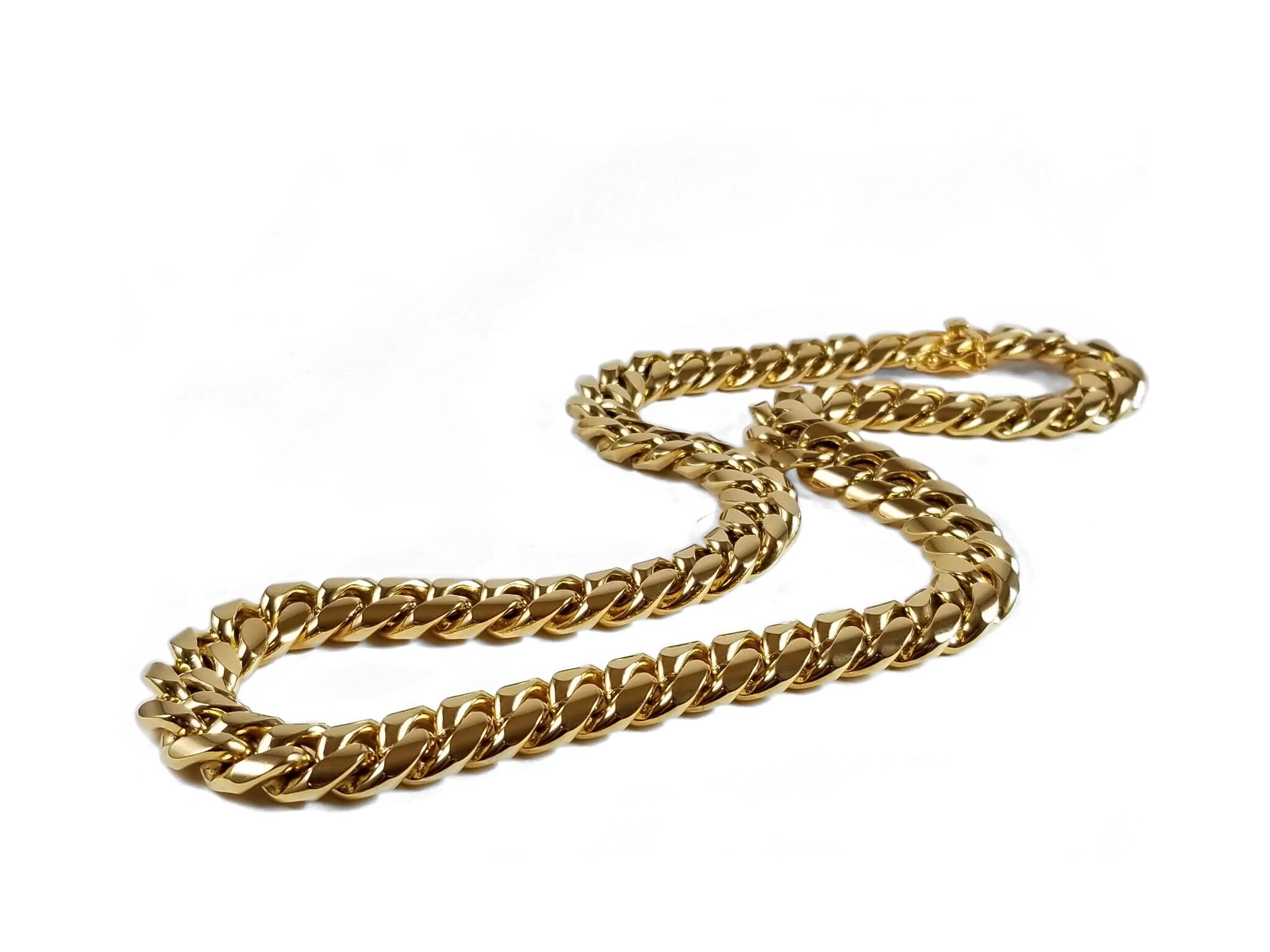14mm Cuban Link Chain | Etsy Australia
