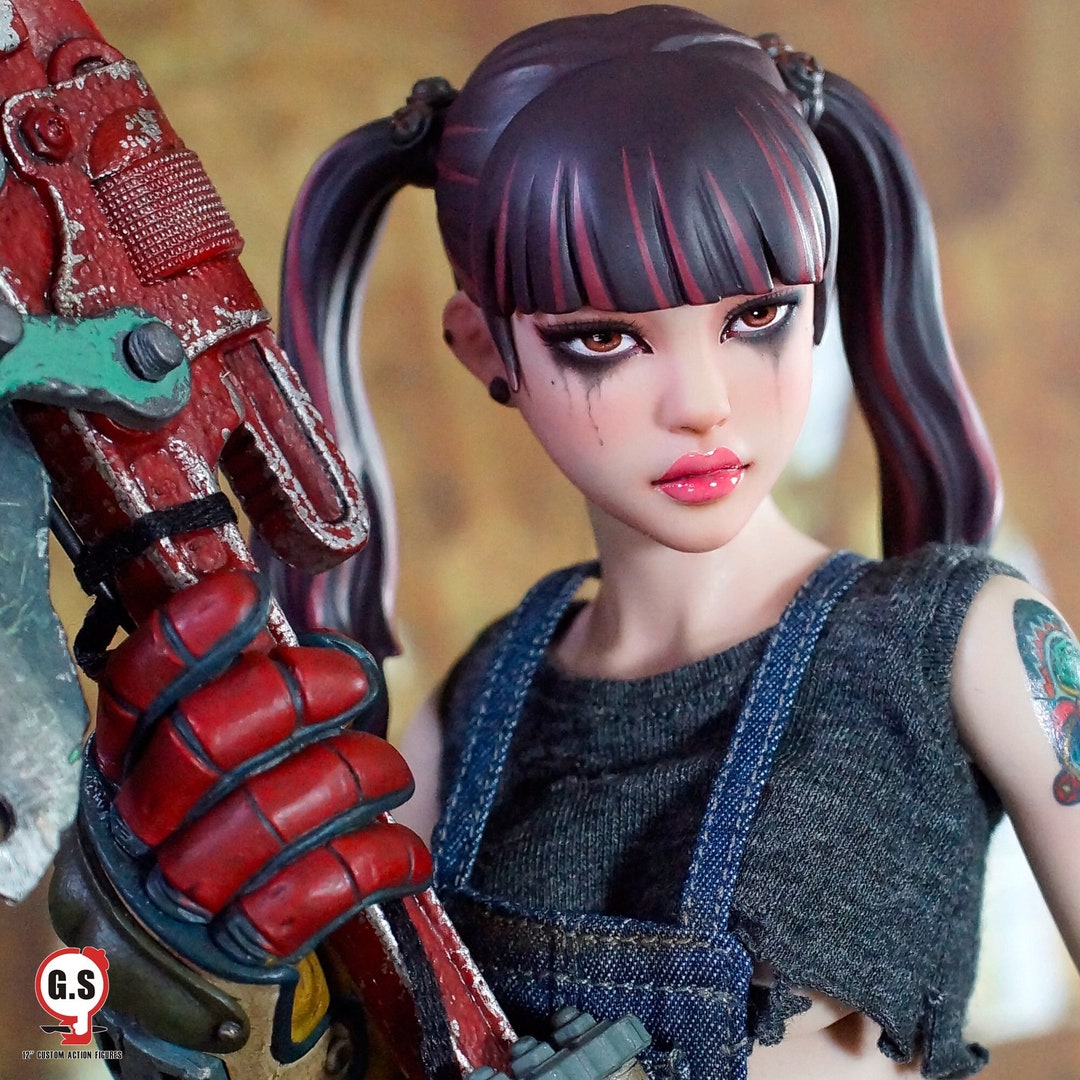 CUSTOM REPAINT 1/6 Action Figure Head Sculpt OOAK Dolls for Hot Toys Etsy