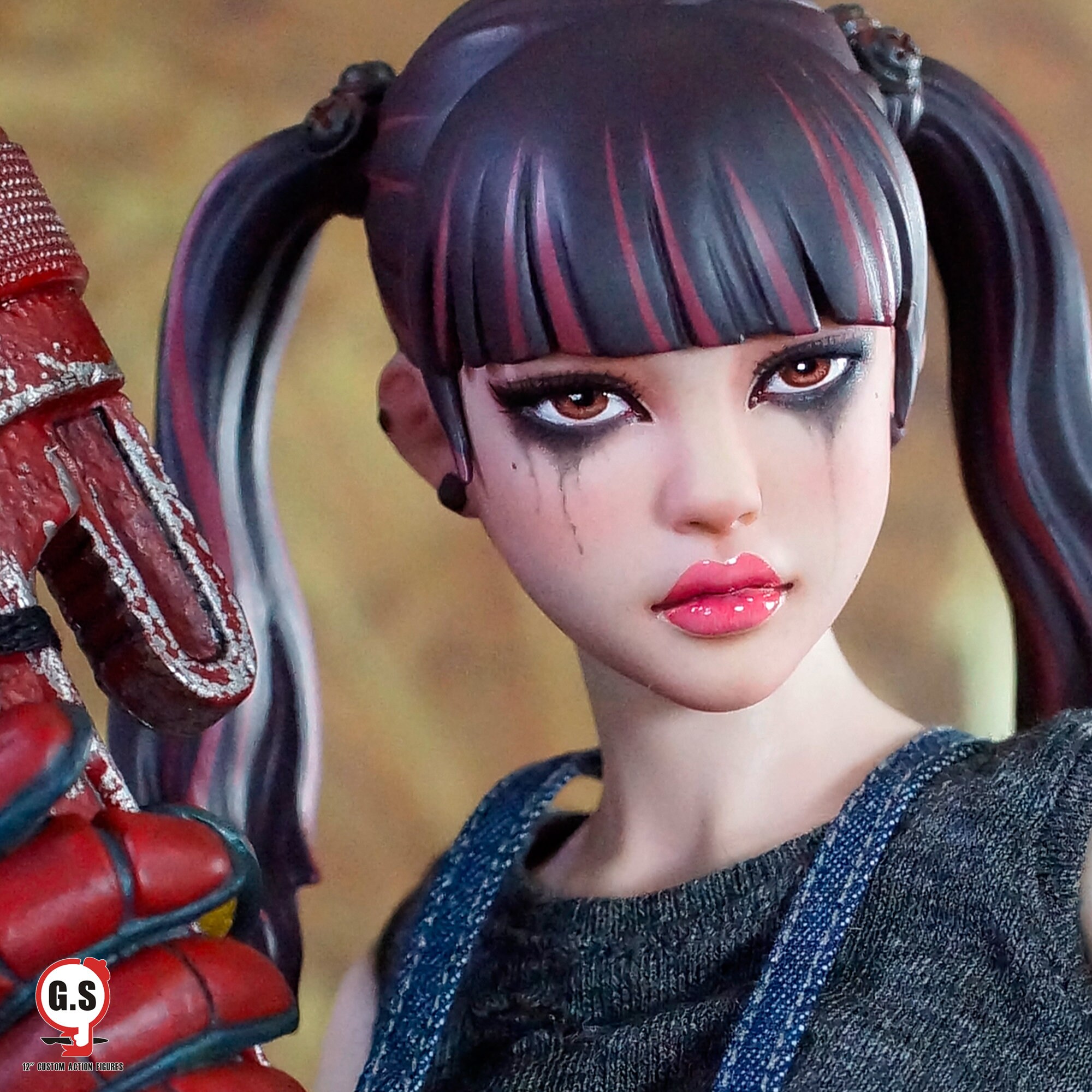 CUSTOM REPAINT 1/6 Action Figure Head Sculpt OOAK Dolls for Hot Toys Etsy