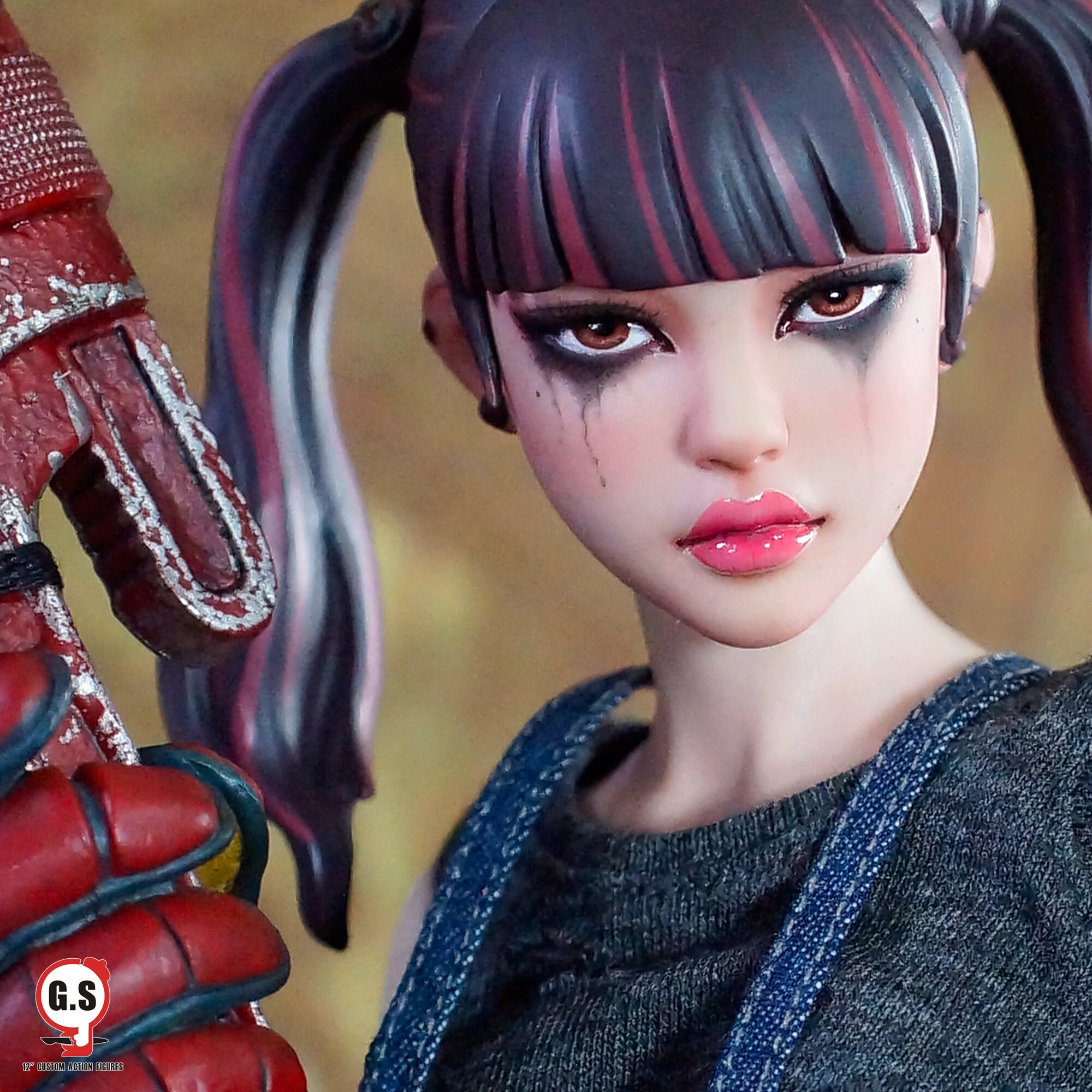 CUSTOM REPAINT 1/6 Action Figure Head Sculpt OOAK Dolls for Hot Toys Etsy