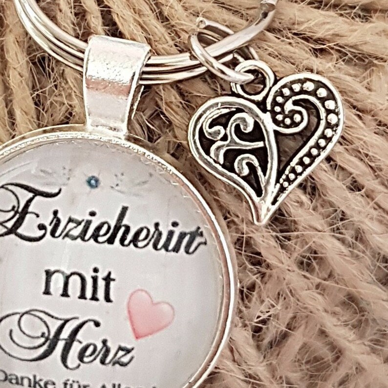 Schlüsselanhänger Erzieherin: Danke Geschenk Für Kita & Kindergarten