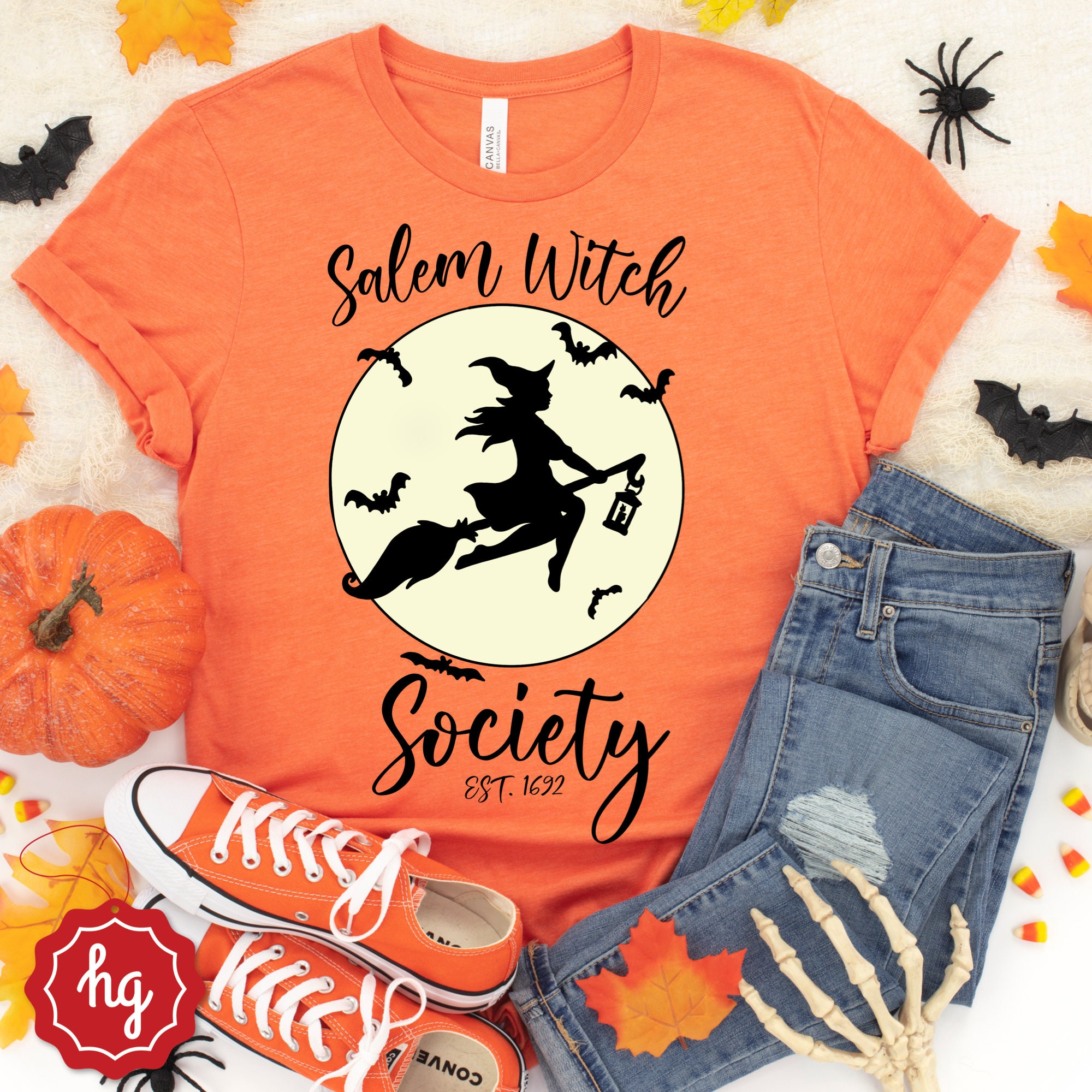 Halloween T-shirt Salem Witch Society Shirt Salem Witch | Etsy