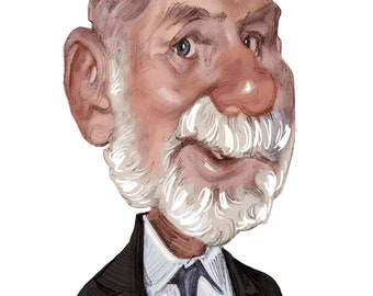 Digital Karikatur nach Fotovorlage als Datei von 1 Person ,Ideale Geschenk-Idee für Alle Gelegenheiten