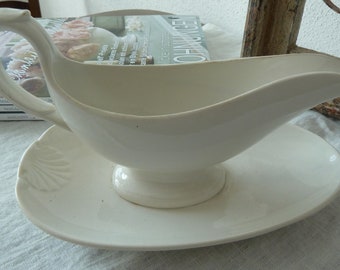 Alte schöne Sauciere, Frankreich, Vintage, Shabby, Geschirr