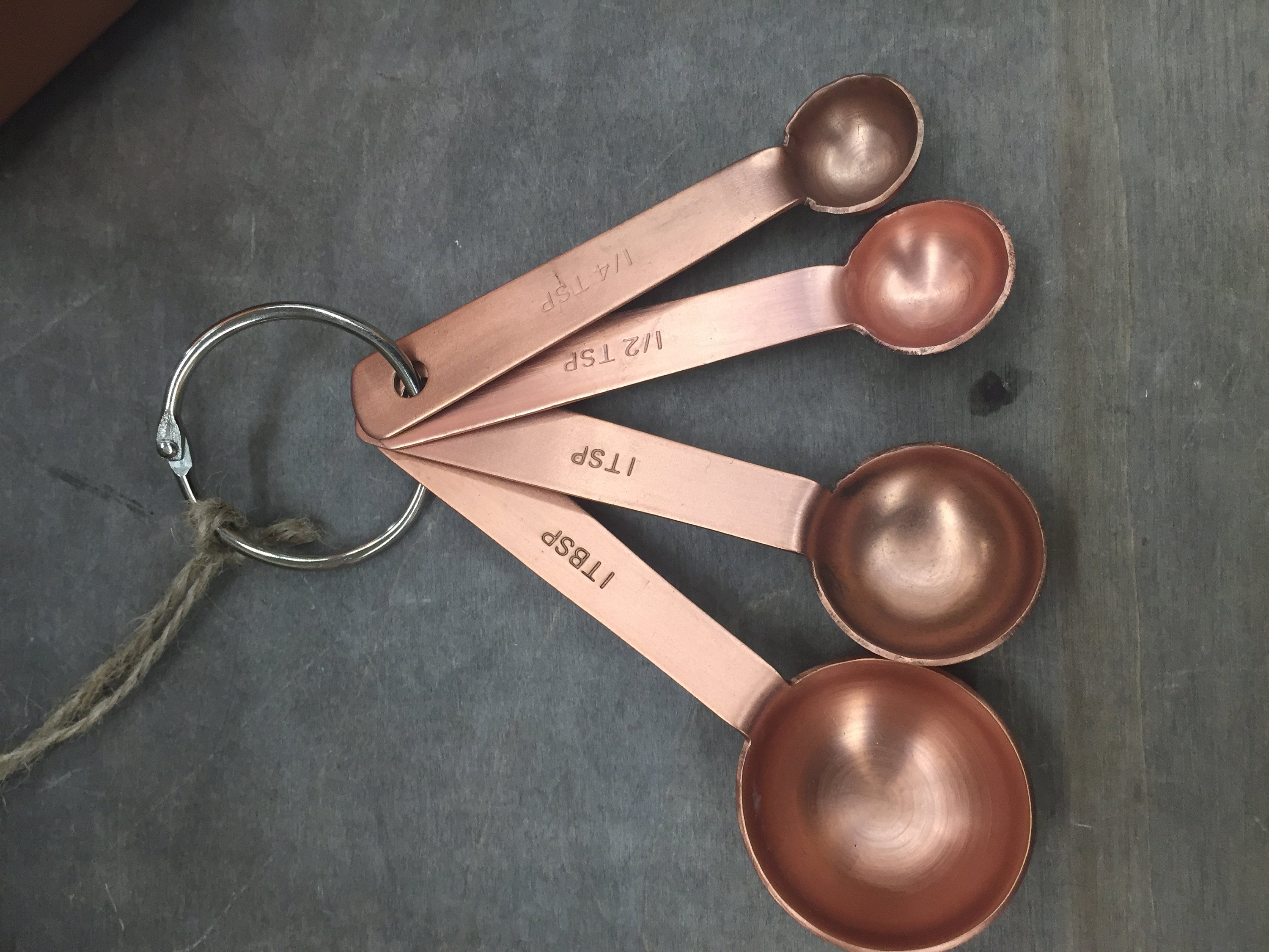 Measuring Spoons - Round Copper Set of 6 (Retail) – VanillaPura