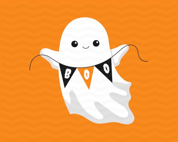 Halloween: Ghosts in Orange Halloween: Ghosts in Orange