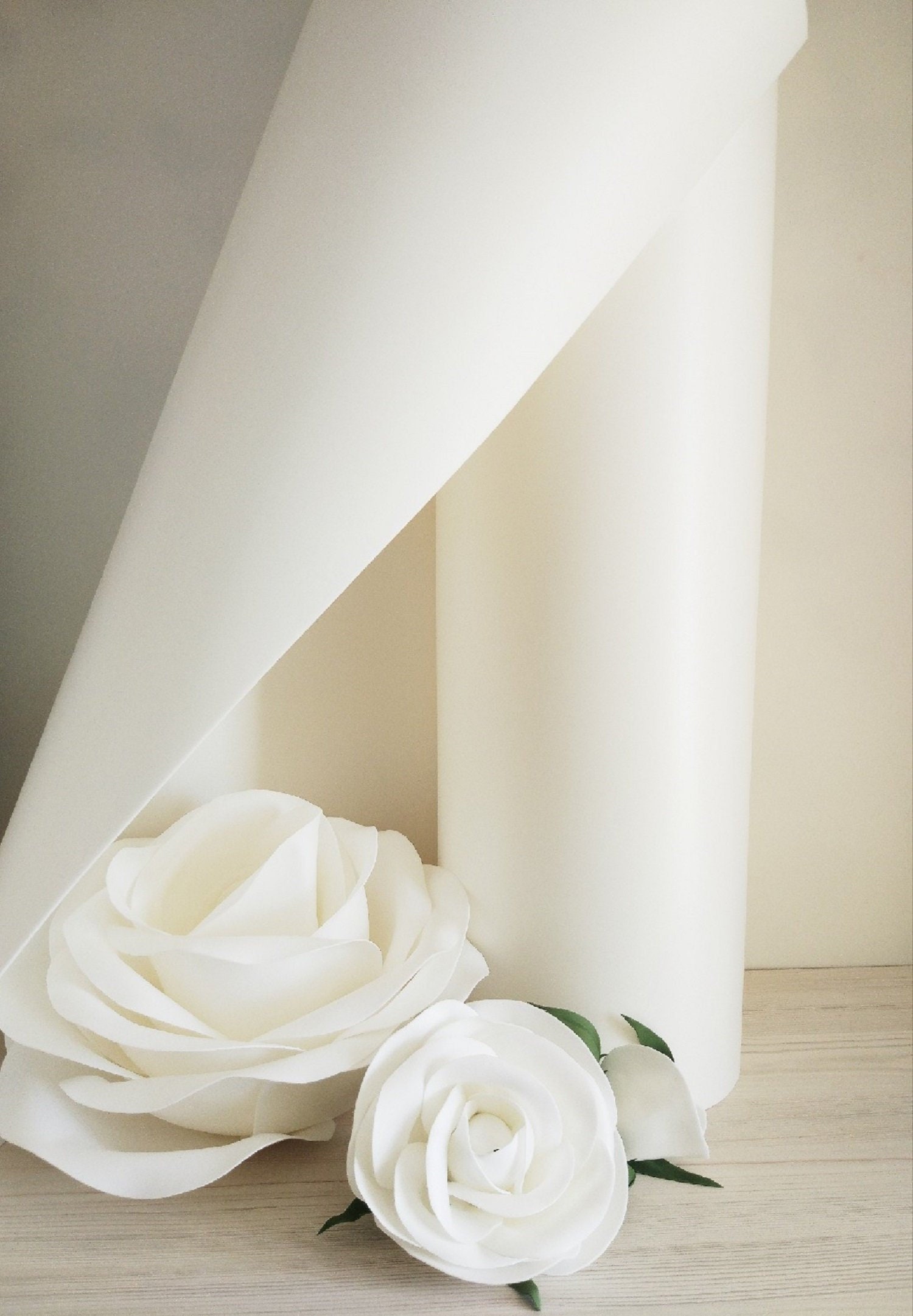 Isolon white roll 100m2 for Giant foam Rose Standing Izolon | Etsy